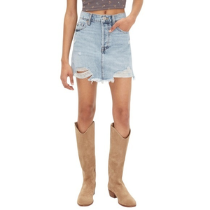 Aeropostale Premium Air Denim High-Rise Mini Skirt‎ Size 6 NWT/NEW